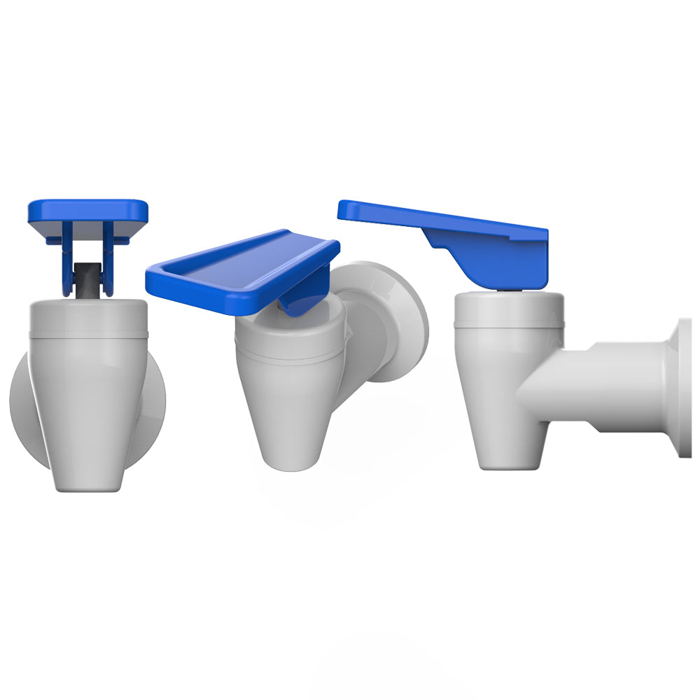Blue White Cooler Taps