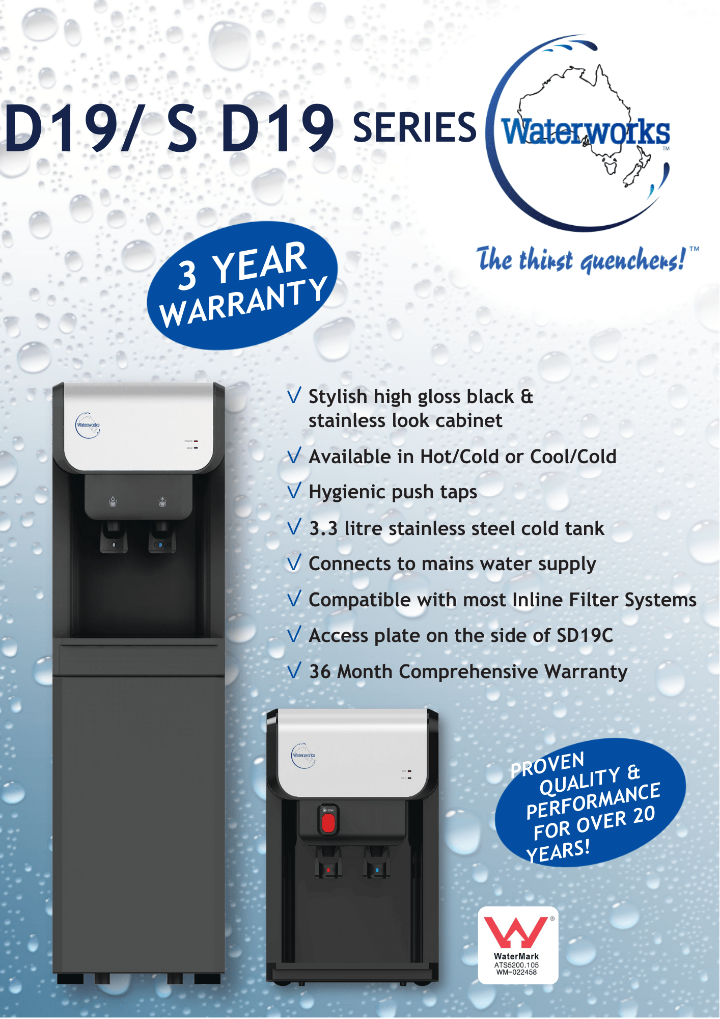 WATERWORKS™ - SD19 Series - Bench Top - Awesome Water®