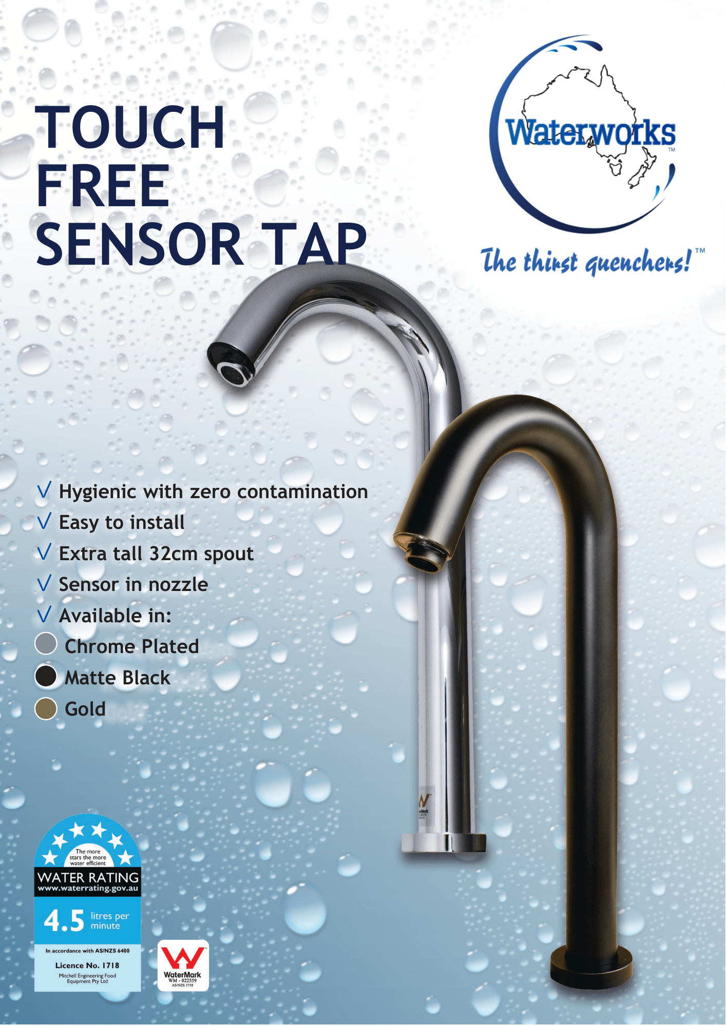 WATERWORKS™ - Sensor Tap - Awesome Water®
