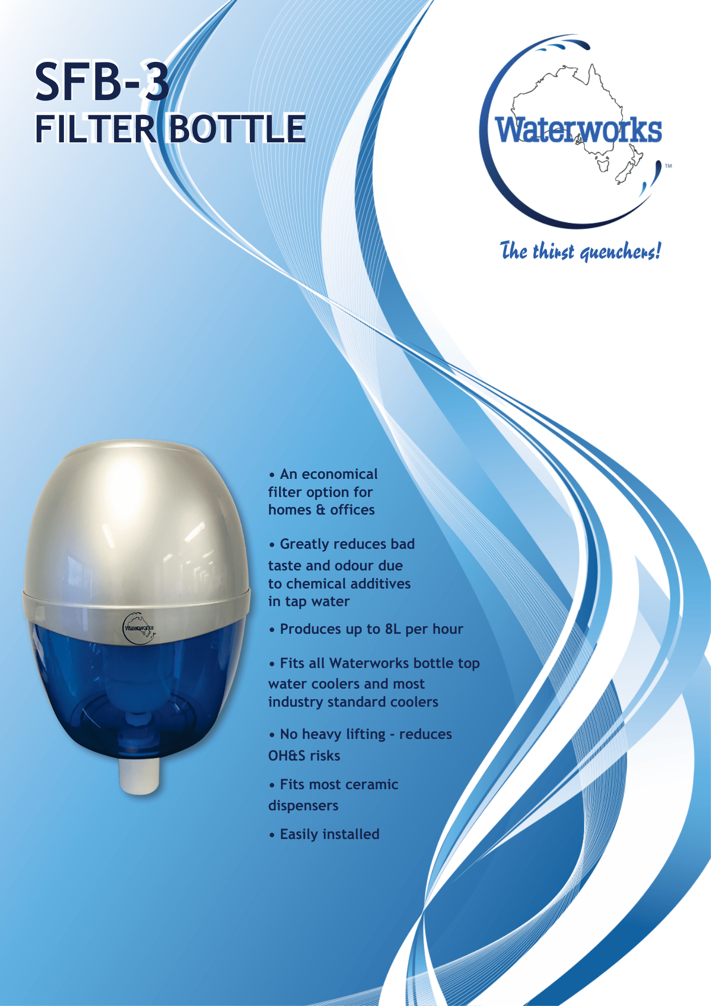 WATERWORKS™ - Filter Cartridge for SFB 3F - Awesome Water®