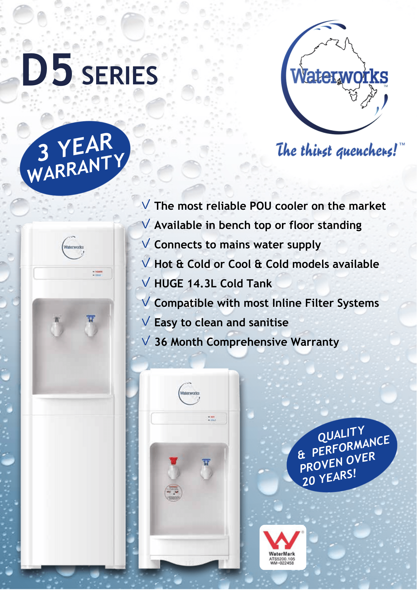 WATERWORKS™ - D5 Series - Free Standing - Awesome Water®