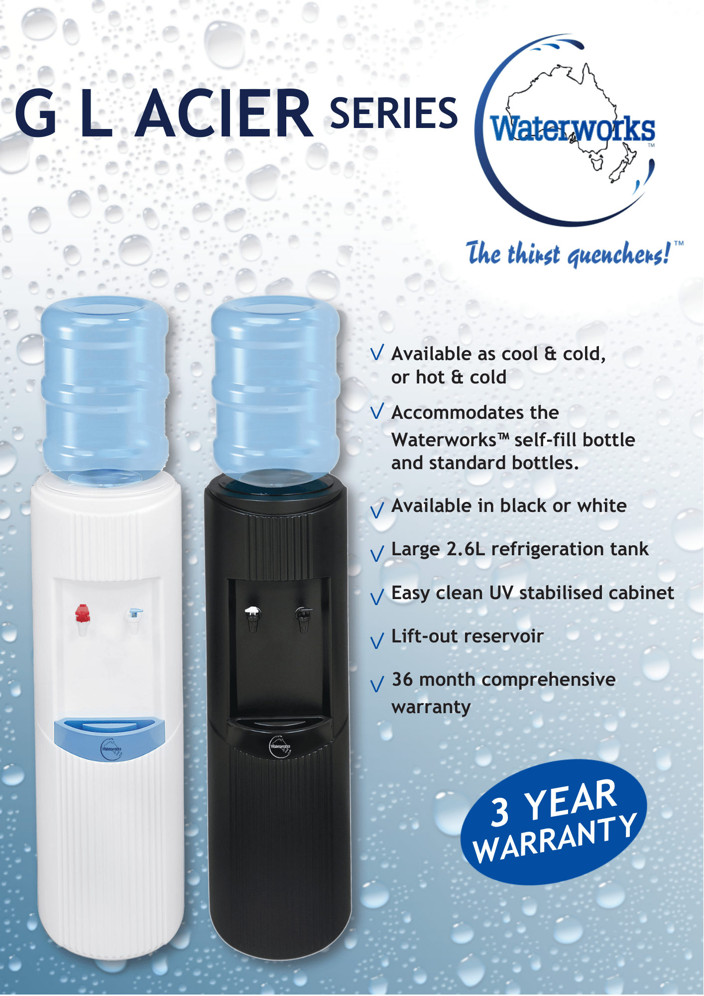 WATERWORKS™ - Glacier - Free Standing - Awesome Water®
