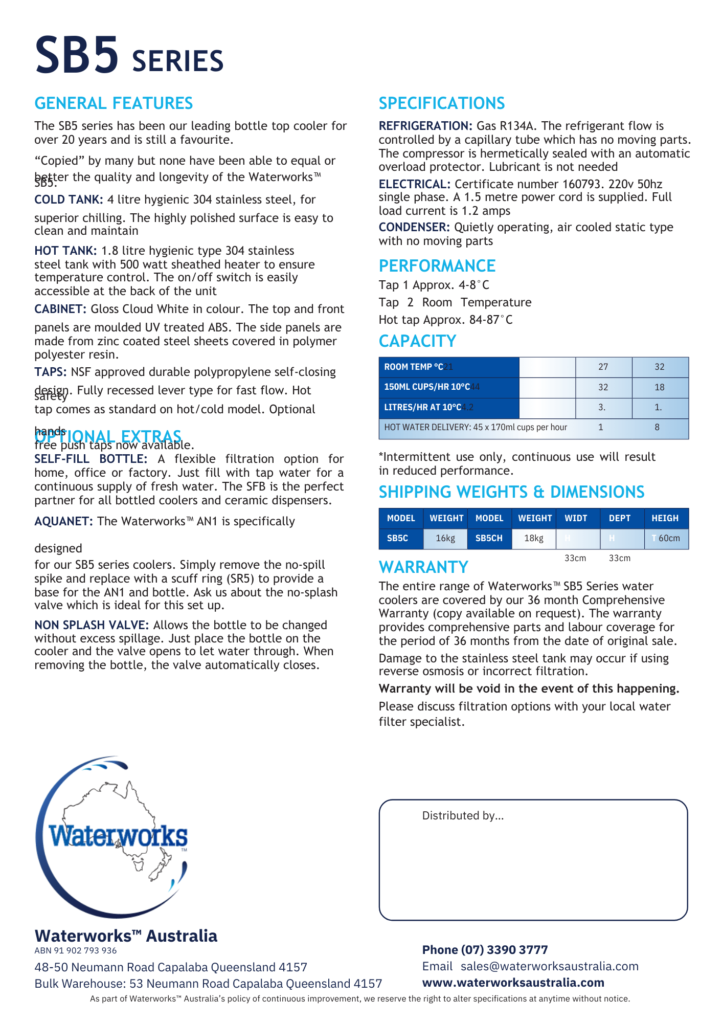 WATERWORKS™ - SB5 Series - Bench Top - Awesome Water®