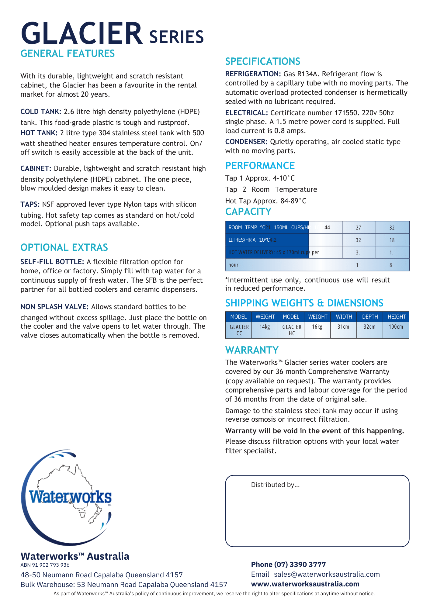 WATERWORKS™ - Glacier - Free Standing - Awesome Water®