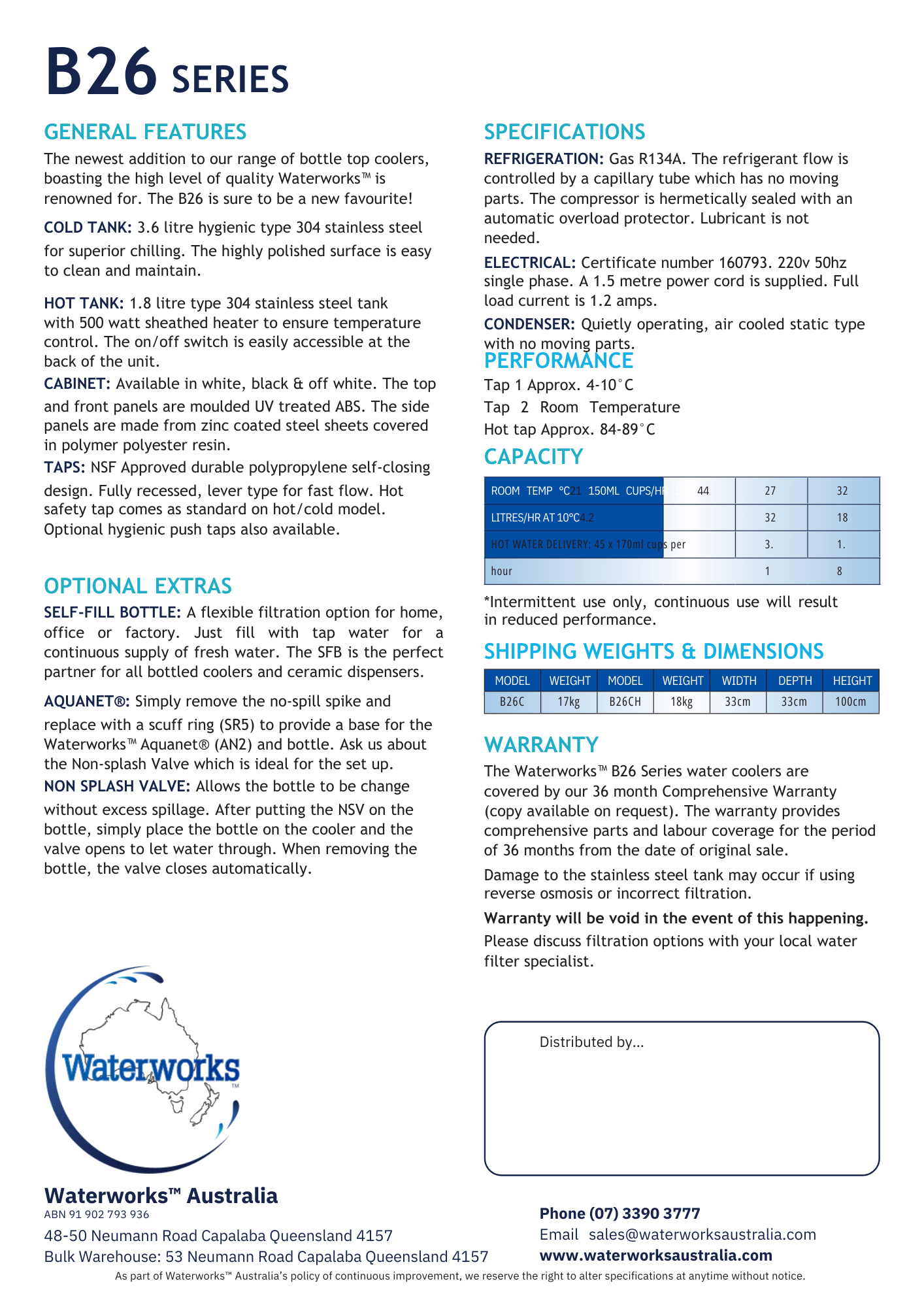 WATERWORKS™ - B26 Series - Free Standing - Awesome Water®