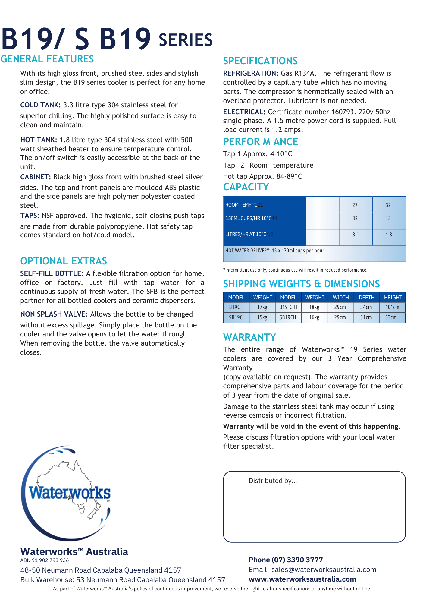 WATERWORKS™ - B19 Series - Free Standing - Awesome Water®