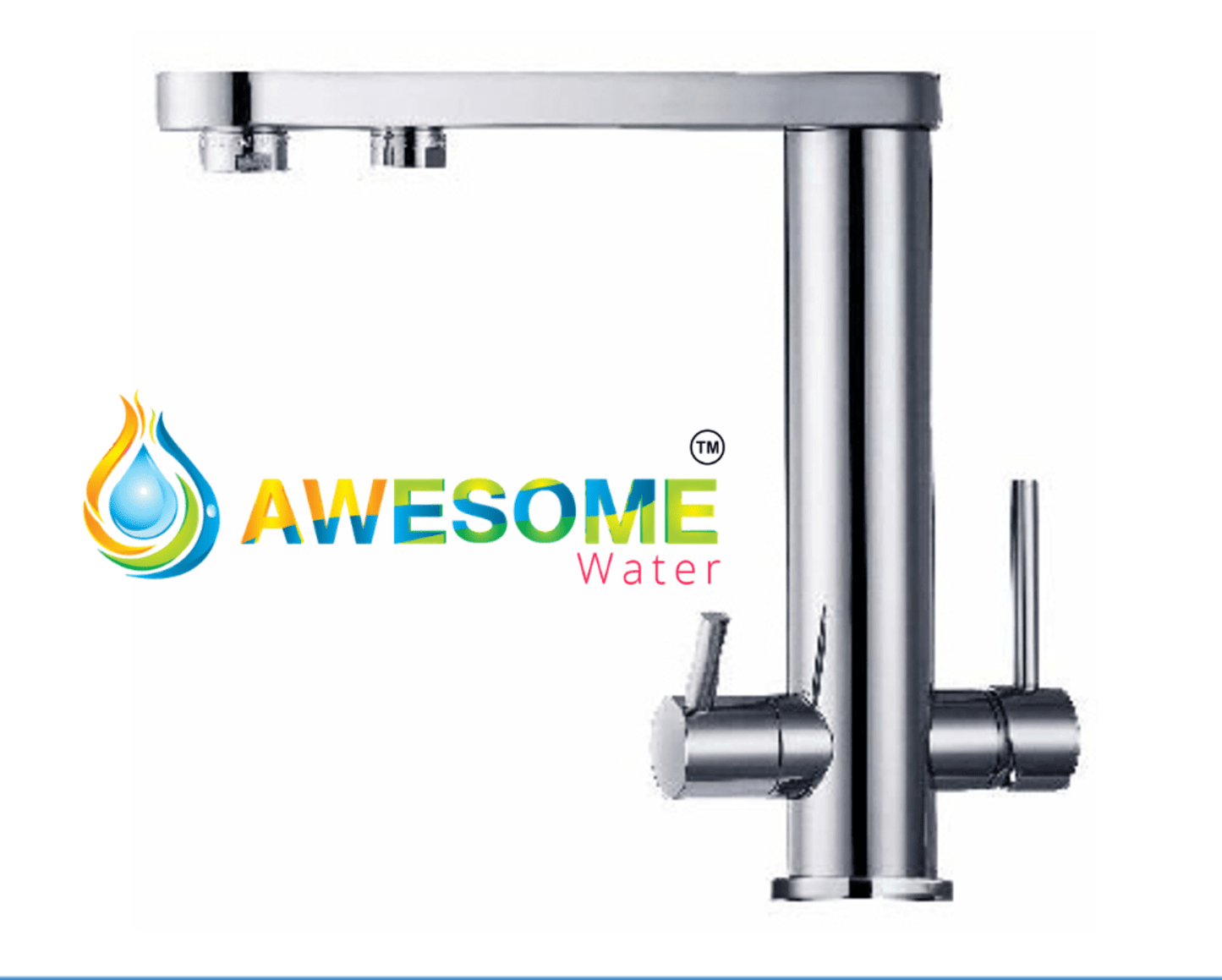 AWESOME WATER® - 3 Way Mixer Tap - Flat Sprout - Awesome Water®