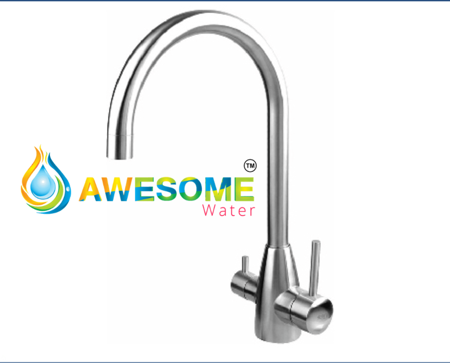 AWESOME WATER® - Mixer 3 Way - Round Euro High Loop - Awesome Water®
