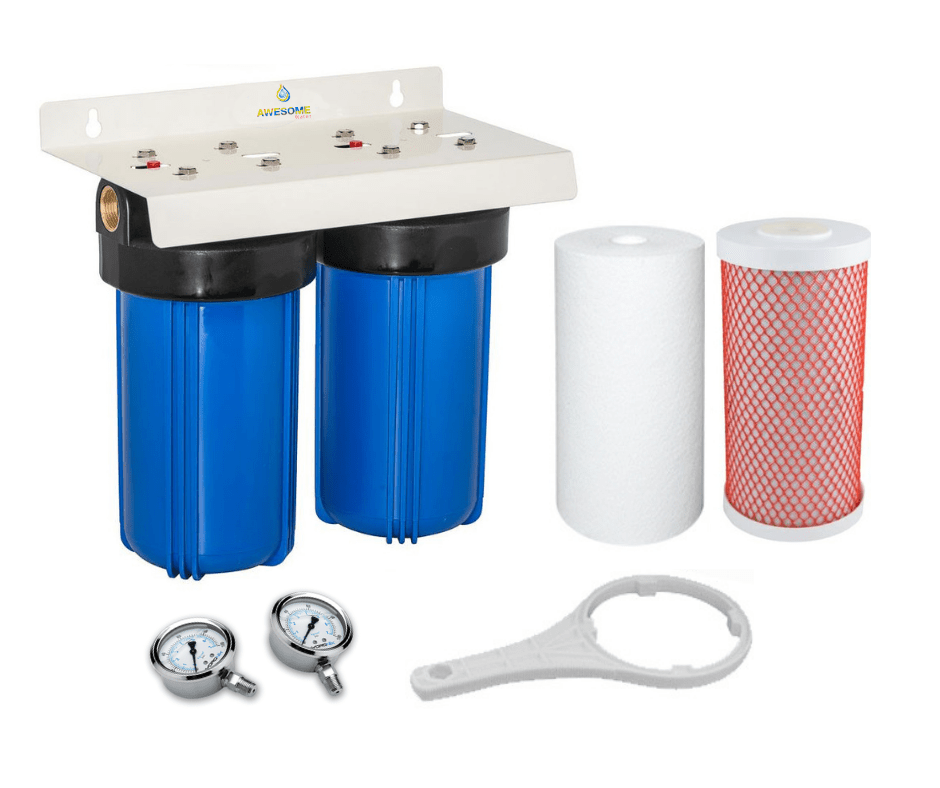 Awesome Water® - Twin - 10" - WOH Filtration - Tank & Bore Water System - Awesome Water®