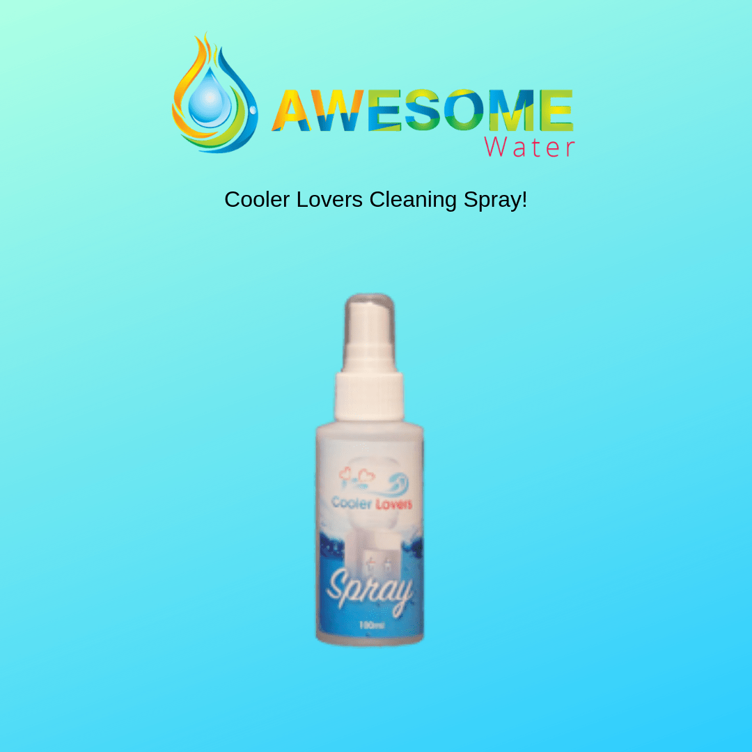 AWESOME WATER® FILTER - 8 Stage Filter - Premium, 2 Pack + 20L Filtration Bottle Upgrade Kit & COOLER LOVERS Cleaning Spray