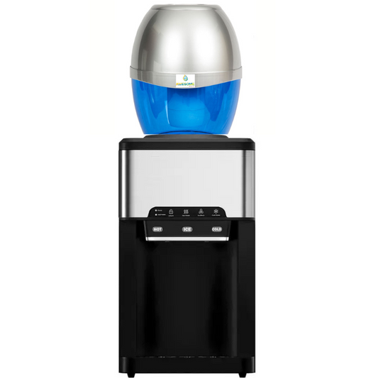 Awesome Water 3 in 1 Ice Maker + Hot/Cold Dispenser - With Bottle