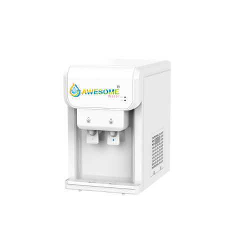 AWESOME WATER® - ECLIPSE ELITE - BLACK & SILVER - COLD & AMBIENT - BENCH TOP WATER DISPENSER - Awesome Water®