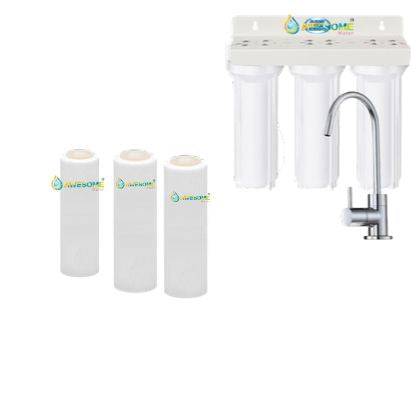 AWESOME WATER® - Triple Filtration - Sediment, Aragon & Fluoride Filters - Awesome Water®