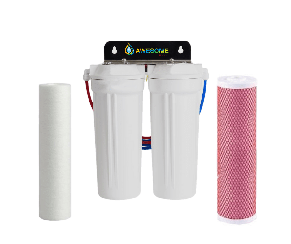 AWESOME WATER® - Twin Filtration - Sediment & Aragon Filters - Awesome Water®