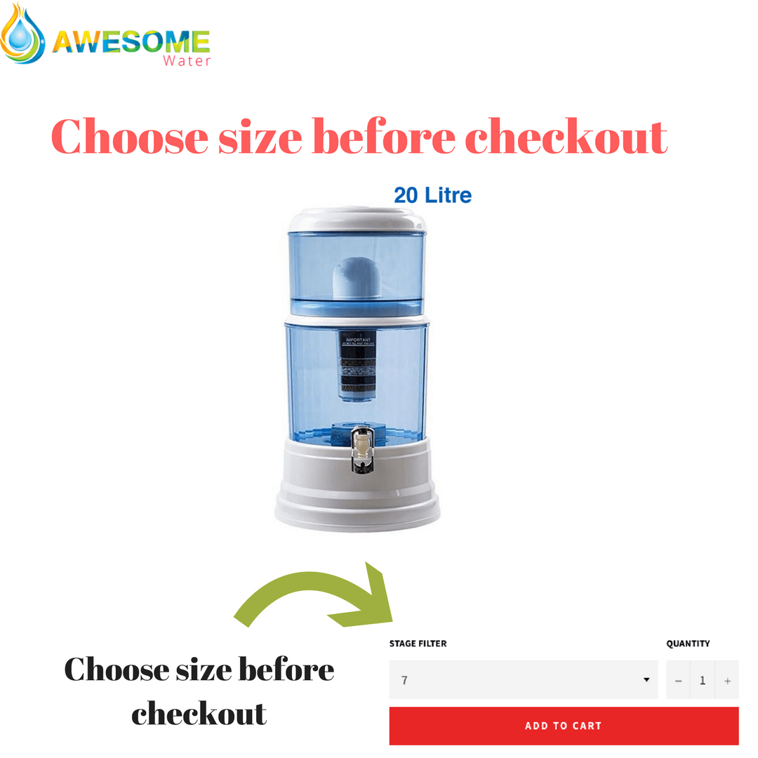 AWESOME WATER® - 20L - ELITE - BENCH TOP PURIFIER