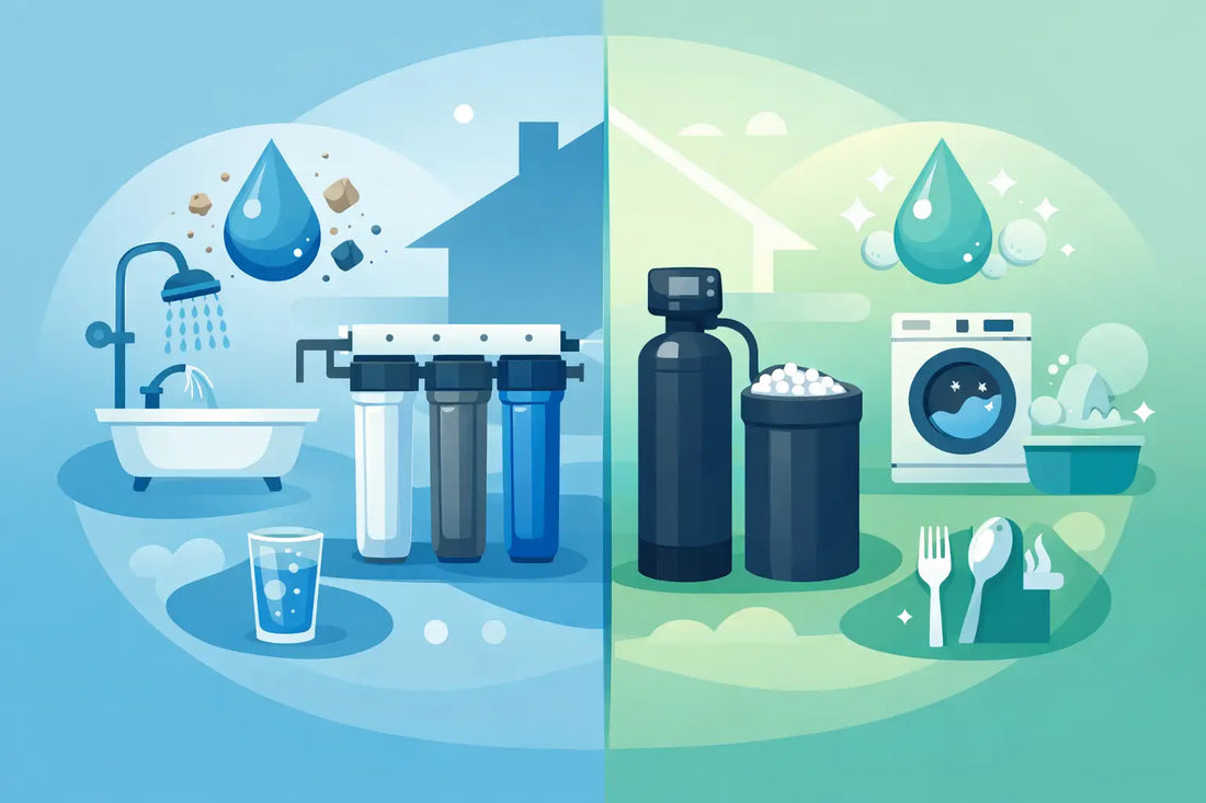 Whole House Filtration System vs Water Softener