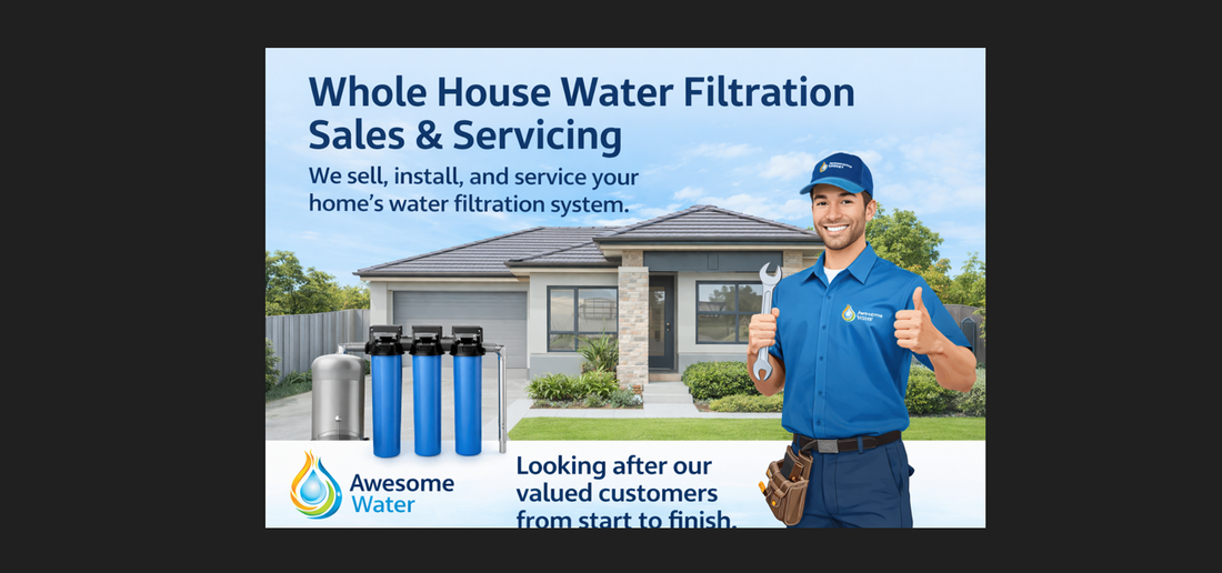 Whole House Water Filtration Systems Australia - Sales & Servicing