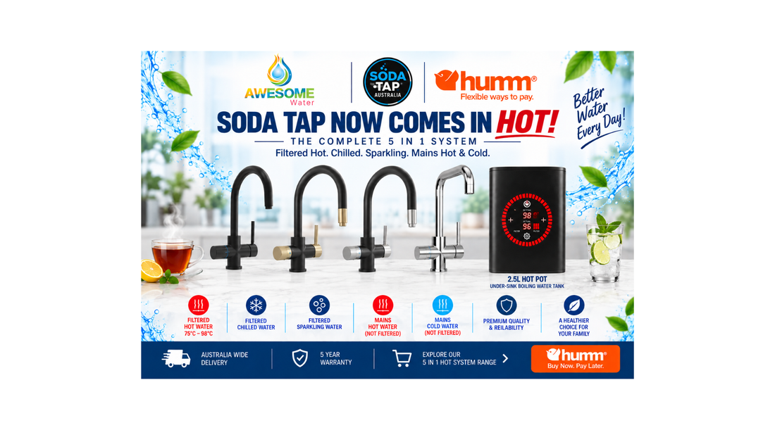Introducing the New Soda Tap Filtered Hot 5-in-1 System