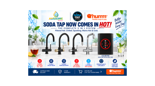 Introducing the New Soda Tap Filtered Hot 5-in-1 System