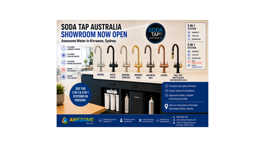 Soda Tap Australia Showroom Sydney - Visit Awesome Water in Kirrawee