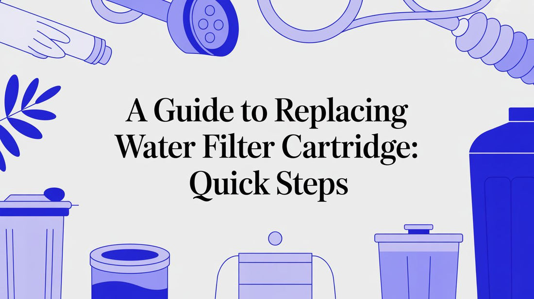 A Guide to replacing water filter cartridge: quick steps