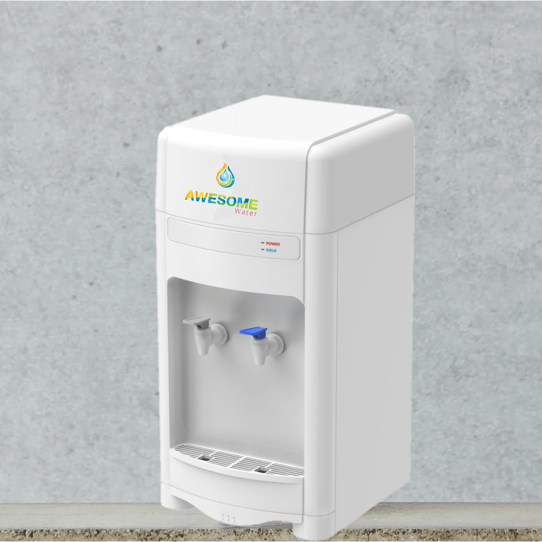 AWESOME WATER® - BIG BELLY AUTO FILL (PLUMBED) - BENCH TOP WATER DISPENSER