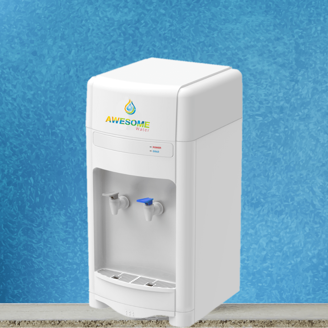 AWESOME WATER® - BIG BELLY AUTO FILL (PLUMBED) - BENCH TOP WATER DISPENSER