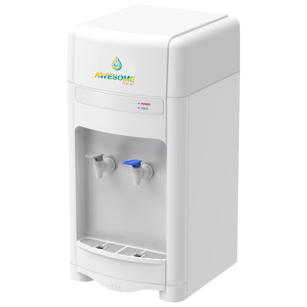 AWESOME WATER® - BIG BELLY AUTO FILL (PLUMBED) - BENCH TOP WATER DISPENSER
