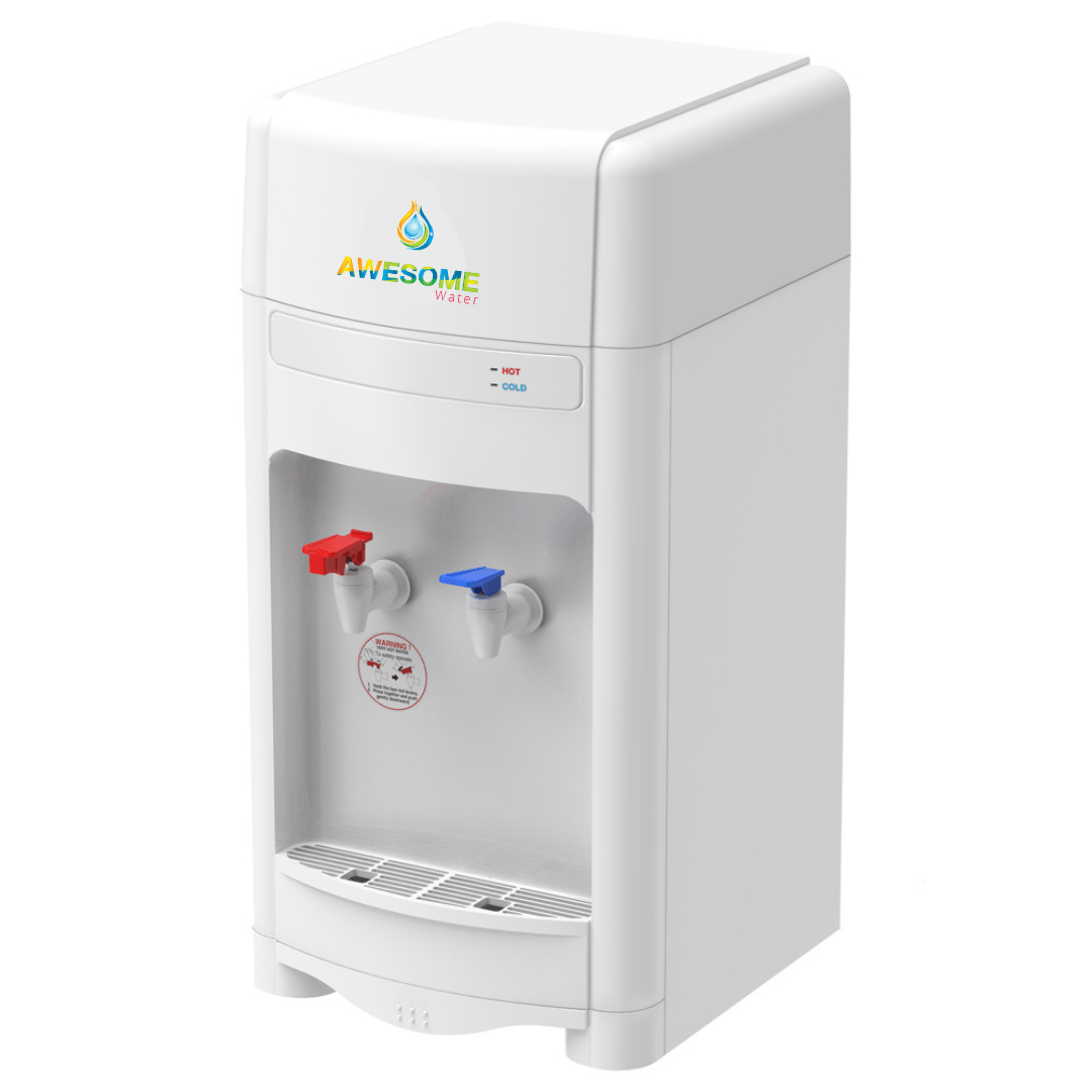 AWESOME WATER® - BIG BELLY AUTO FILL (PLUMBED) - BENCH TOP WATER DISPENSER