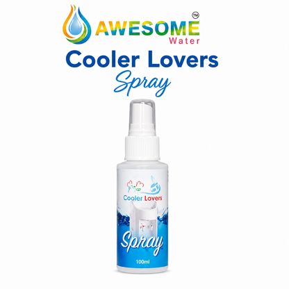 AWESOME WATER® - Stainless Steel Water Bottle with Rinse & Spray Bundle