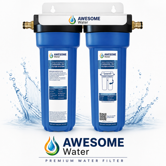 Twin Caravan FIltration System - AB-TWCARAVAN - Awesome Water