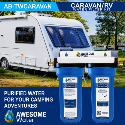 Twin Caravan FIltration System - AB-TWCARAVAN - Awesome Water