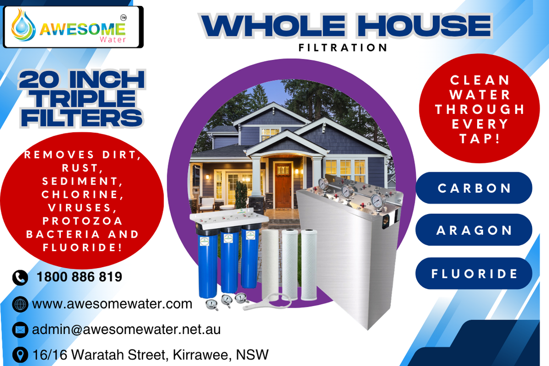 Awesome Water whole house water filtration