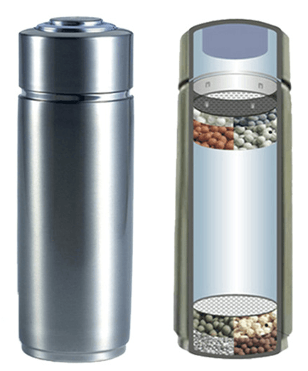 AWESOME WATER - Stainless Steel Alkaline Ultracerum Water Bottle - Awesome Water